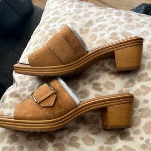 Zodiac suede sandals